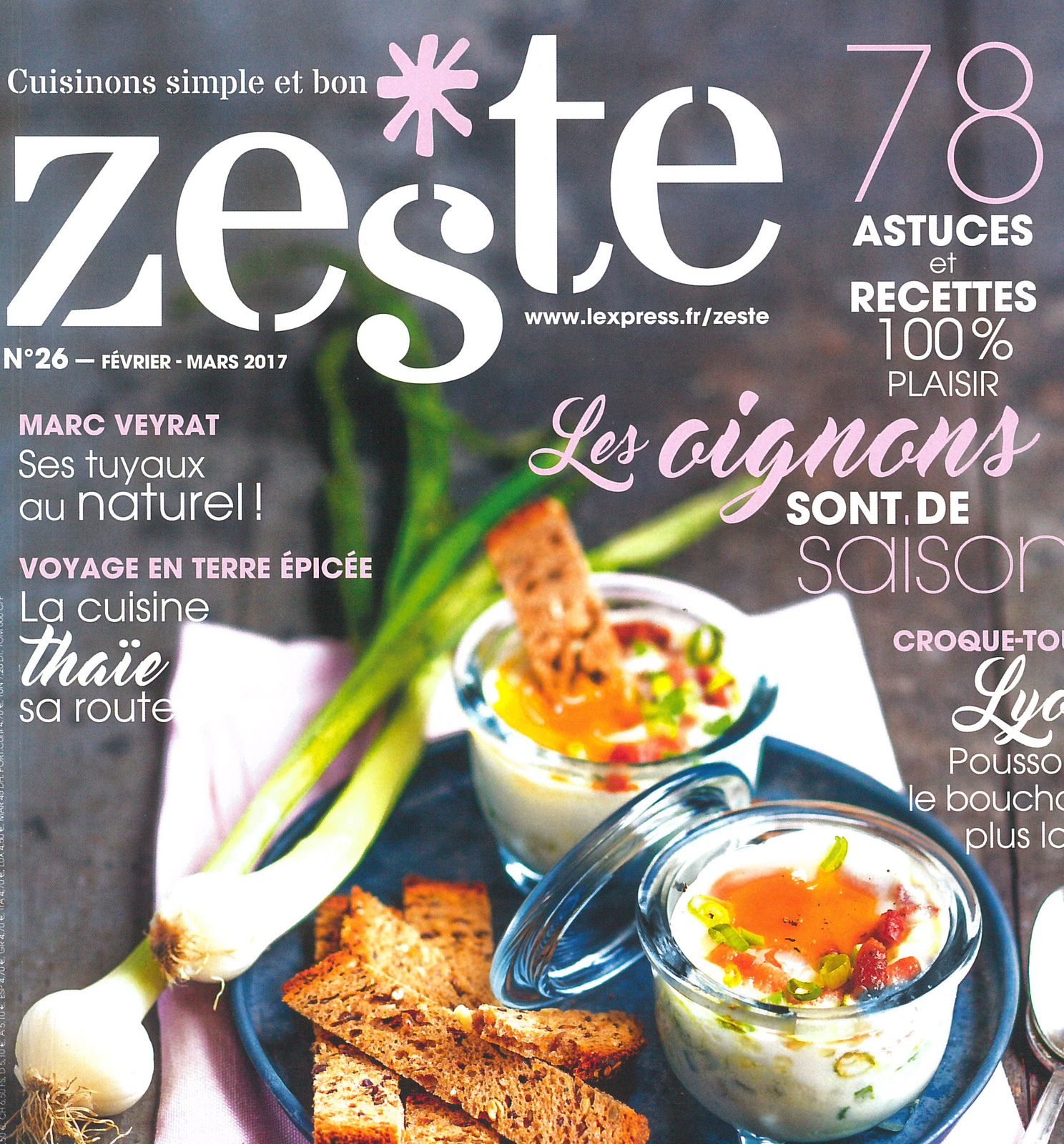 Les Oeufs au coeur des recettes d'entremets du magazine Zeste !