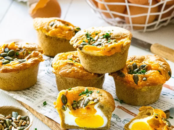 Muffins coréens aux œufs et au fromage