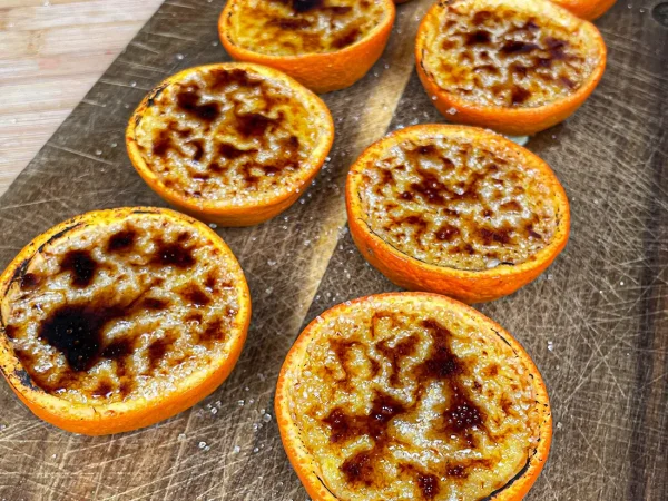 Crème brûlée mandarine