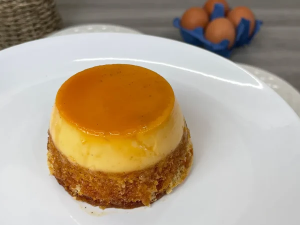 Flan fluffy caramel