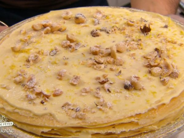 Le gâteau de crêpes de Cyril Lignac pour les fêtes !