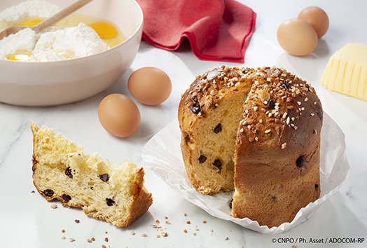 Panettone aux pépites de chocolat