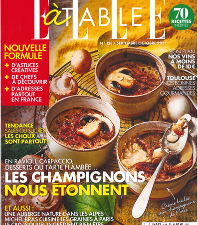 Vu dans le magazine ELLE, à table : une recette automnale d’œufs mollets