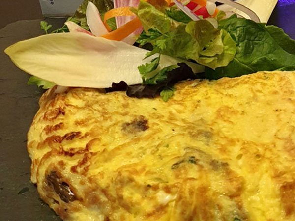 Omelette limousine aux cèpes