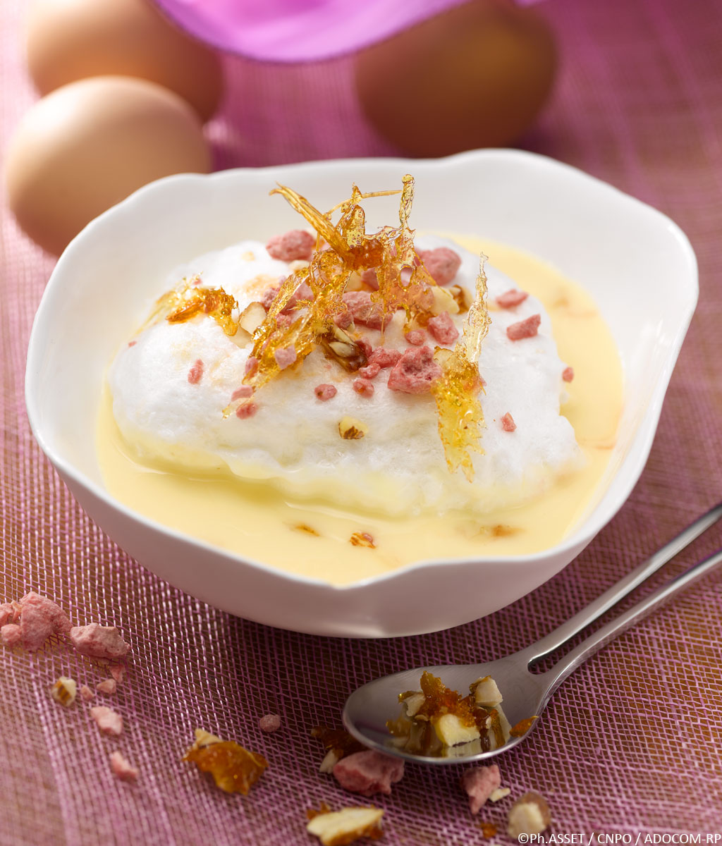 Île flottante aux pralines de die - Ph.ASSET - CNPO - ADOCOM-RP