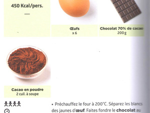 Des oeufs pour une délicieuse mousse au chocolat : le livre &quot;Simplissime&quot; ! 