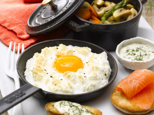 Ce week-end c'est la fête des mères ! Une idée de délicieux œufs au plat !