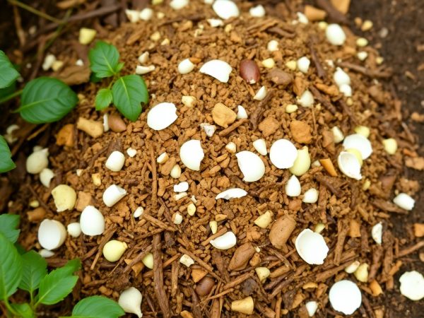 Coquilles d’Œufs dans le Compost