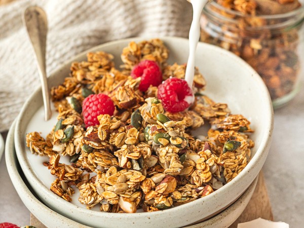 Granola aux blancs d’œufs