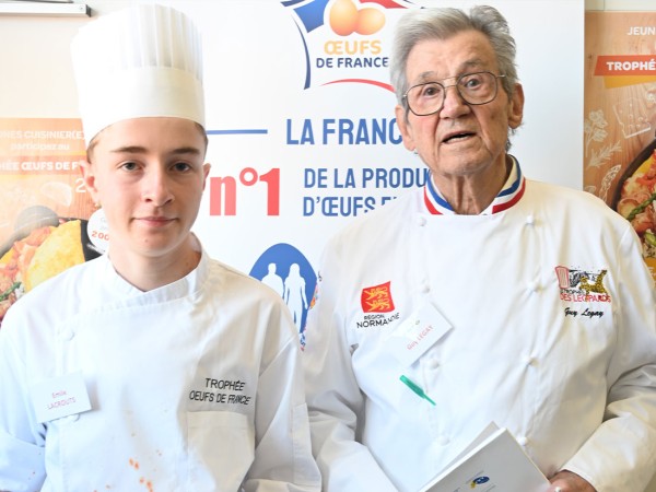 Émile Lacrouts remporte le 4e Prix du Trophée Œufs de France 2025 avec son omelette BA’ Basque du Pays-Basque