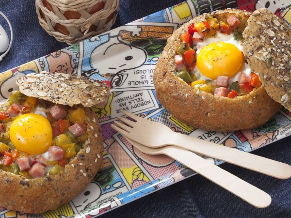 Petits pains aux œufs brouillés vu dans Prima