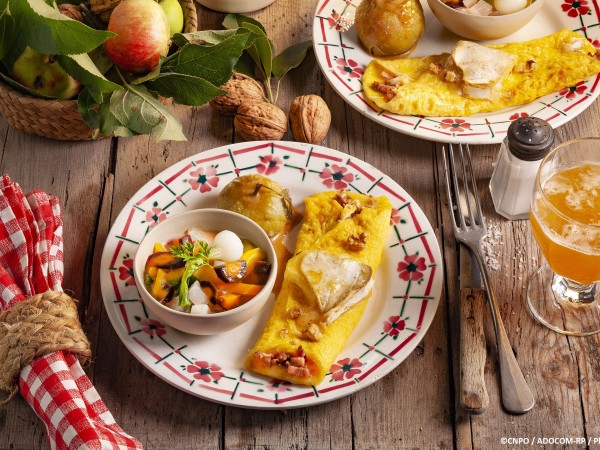 Une omelette Made in Normandie, pour le début de l’automne