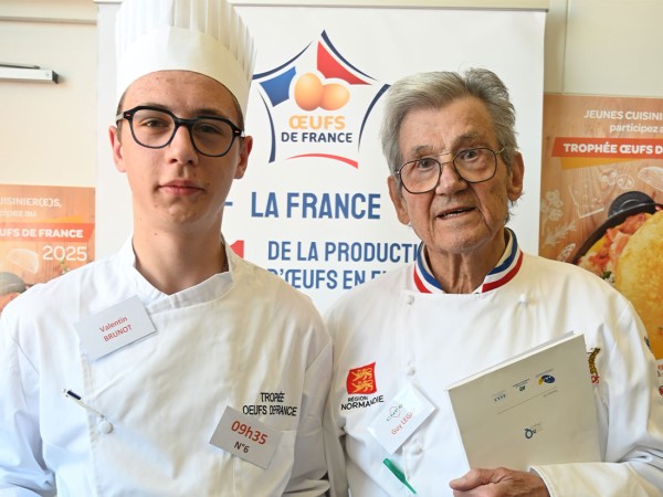 Valentin Brunot remporte le 4e Prix du Trophée Œufs de France 2025 avec son Omelette Bourguignonne comme une meurette