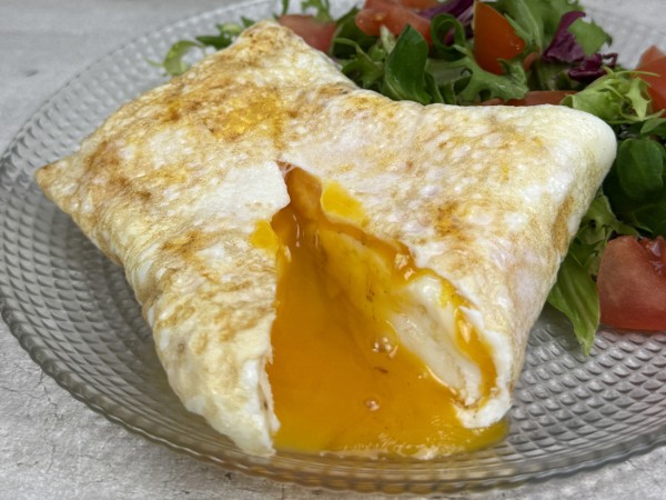 Œufs au plat croustillant et coulant