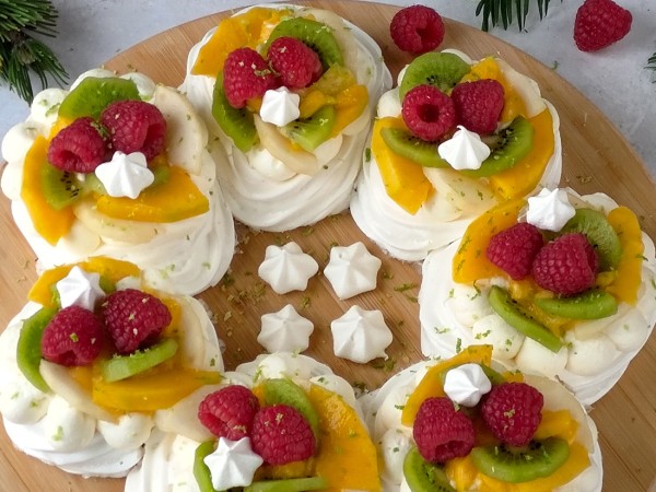 Pavlova aux fruits rouges 