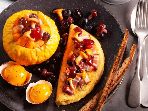 Omelette bourguignonne